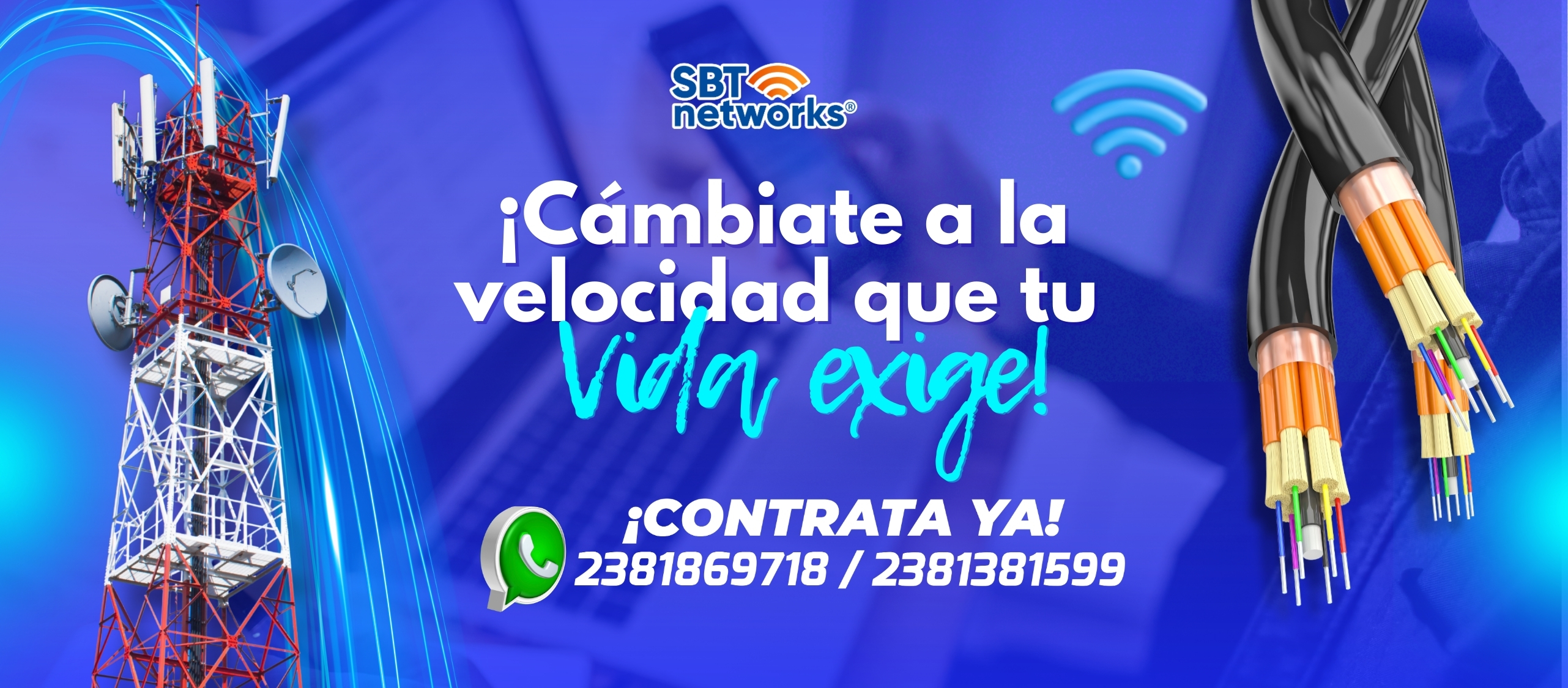 Conexión de fibra óptica